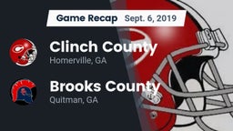 Recap: Clinch County  vs. Brooks County  2019