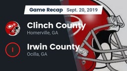 Recap: Clinch County  vs. Irwin County  2019