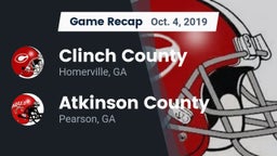 Recap: Clinch County  vs. Atkinson County  2019