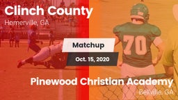 Matchup: Clinch County vs. Pinewood Christian Academy 2020