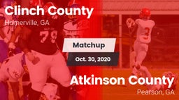 Matchup: Clinch County vs. Atkinson County  2020