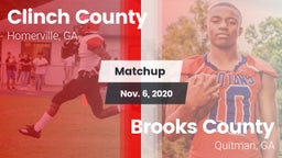 Matchup: Clinch County vs. Brooks County  2020