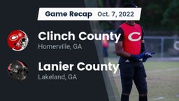 Recap: Clinch County  vs. Lanier County  2022