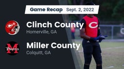 Recap: Clinch County  vs. Miller County  2022