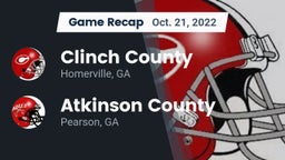 Recap: Clinch County  vs. Atkinson County  2022