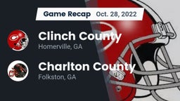 Recap: Clinch County  vs. Charlton County  2022