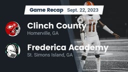 Recap: Clinch County  vs. Frederica Academy  2023