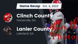 Recap: Clinch County  vs. Lanier County  2023