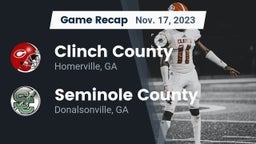 Recap: Clinch County  vs. Seminole County  2023