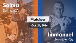 Matchup: Selma vs. Immanuel  2016