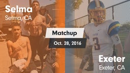Matchup: Selma vs. Exeter  2016