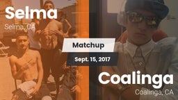 Matchup: Selma vs. Coalinga  2017