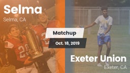 Matchup: Selma vs. Exeter Union  2019