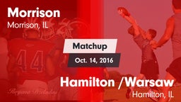 Matchup: Morrison vs. Hamilton /Warsaw  2016