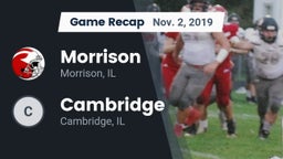 Recap: Morrison  vs. Cambridge  2019