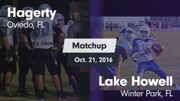 Matchup: Hagerty vs. Lake Howell  2016
