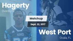 Matchup: Hagerty vs. West Port  2017