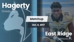 Matchup: Hagerty vs. East Ridge  2017