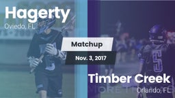 Matchup: Hagerty vs. Timber Creek  2017