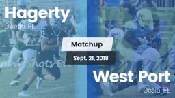 Matchup: Hagerty vs. West Port  2018