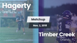 Matchup: Hagerty vs. Timber Creek  2018
