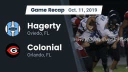 Recap: Hagerty  vs. Colonial  2019