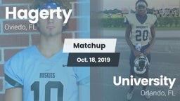 Matchup: Hagerty vs. University  2019