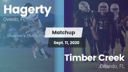 Matchup: Hagerty vs. Timber Creek  2020