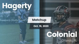 Matchup: Hagerty vs. Colonial  2020