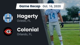 Recap: Hagerty  vs. Colonial  2020