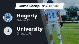 Recap: Hagerty  vs. University  2020