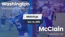 Matchup: Washington vs. McClain  2016
