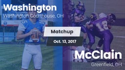 Matchup: Washington vs. McClain  2017