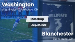Matchup: Washington vs. Blanchester  2018