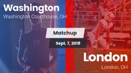 Matchup: Washington vs. London  2018