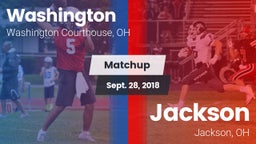 Matchup: Washington vs. Jackson  2018