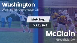 Matchup: Washington vs. McClain  2018
