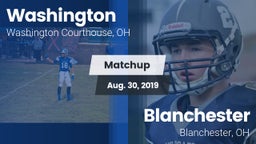 Matchup: Washington vs. Blanchester  2019