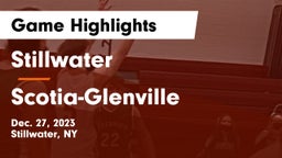 Stillwater  vs Scotia-Glenville  Game Highlights - Dec. 27, 2023