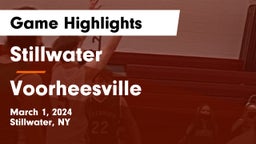 Stillwater  vs Voorheesville  Game Highlights - March 1, 2024