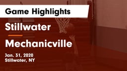 Stillwater  vs Mechanicville  Game Highlights - Jan. 31, 2020
