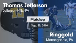 Matchup: Jefferson vs. Ringgold  2016
