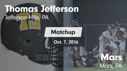 Matchup: Jefferson vs. Mars  2016