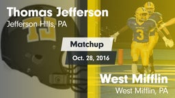 Matchup: Jefferson vs. West Mifflin  2016