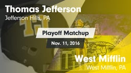 Matchup: Jefferson vs. West Mifflin  2016