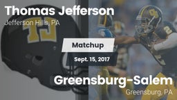 Matchup: Jefferson vs. Greensburg-Salem  2017