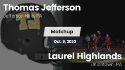 Matchup: Jefferson vs. Laurel Highlands  2020