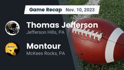 Recap: Thomas Jefferson  vs. Montour  2023