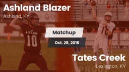 Matchup: Ashland Blazer vs. Tates Creek  2016