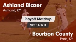 Matchup: Ashland Blazer vs. Bourbon County  2016